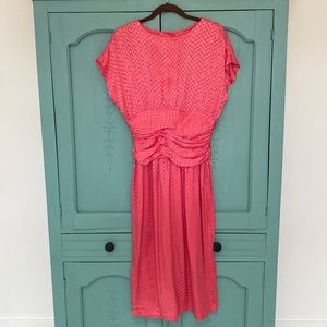 Y.Le’V 100% Silk Dress. Size 12. Pink